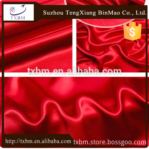 100%silk satin fabric for lady garments